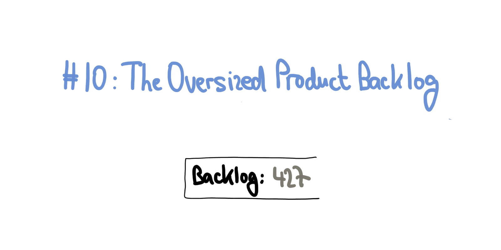 Making Your Scrum Work: Forensic Product Backlog Analysis — The Oversized Product Backlog — Age-of-Product.com